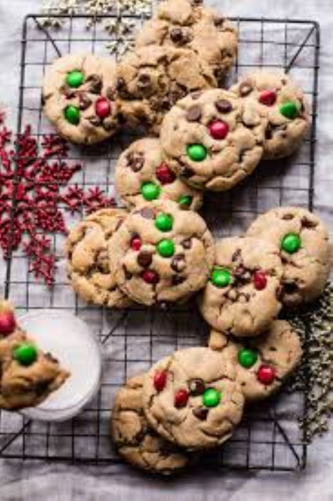 VINTAGE CHRISTMAS CHOC CHIP COOKIES 150G
